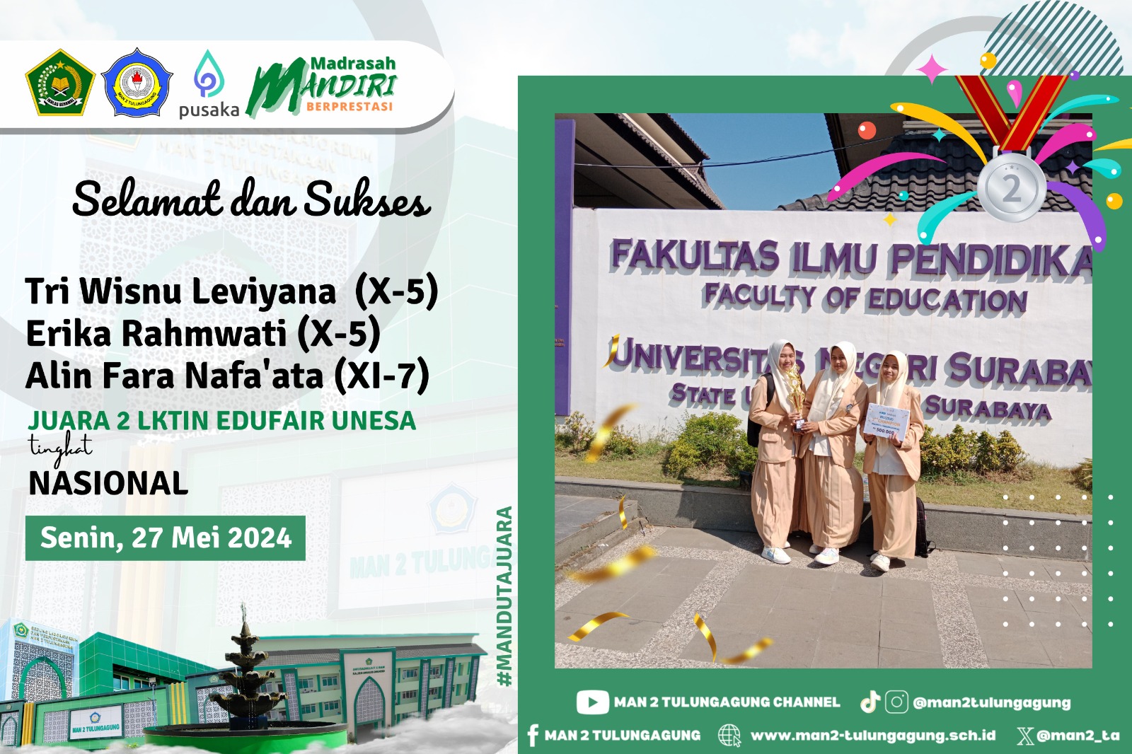 Juara 2 LKTIN Edufair UNESA